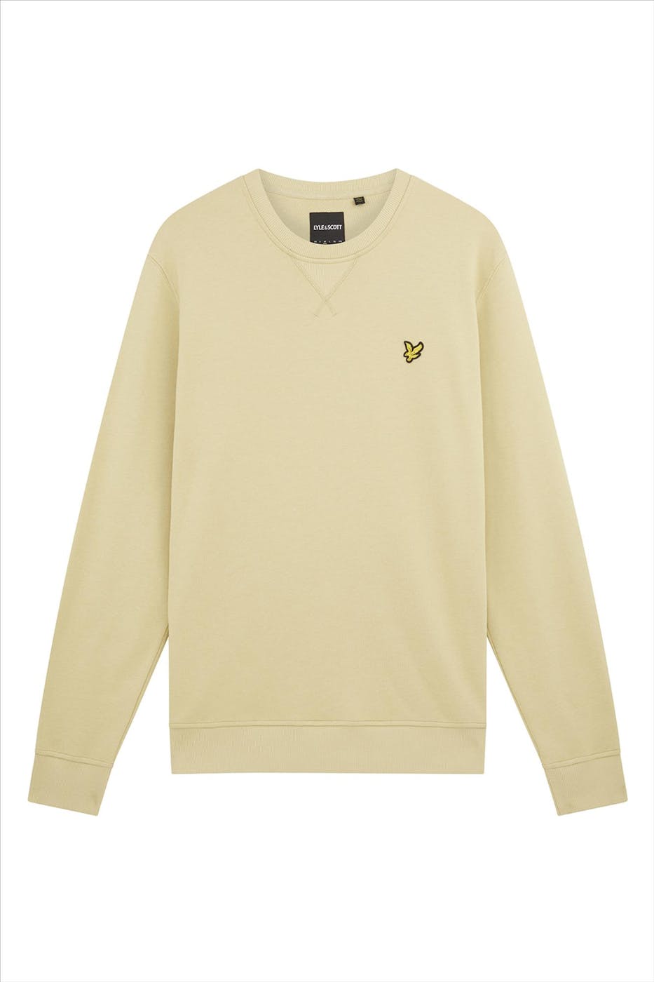 Lyle & Scott - Pistache groene Crew Neck sweater