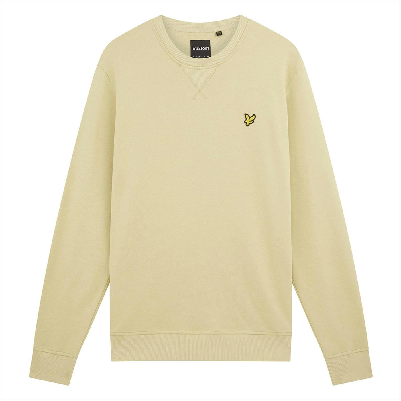 Lyle & Scott - Pistache groene Crew Neck sweater