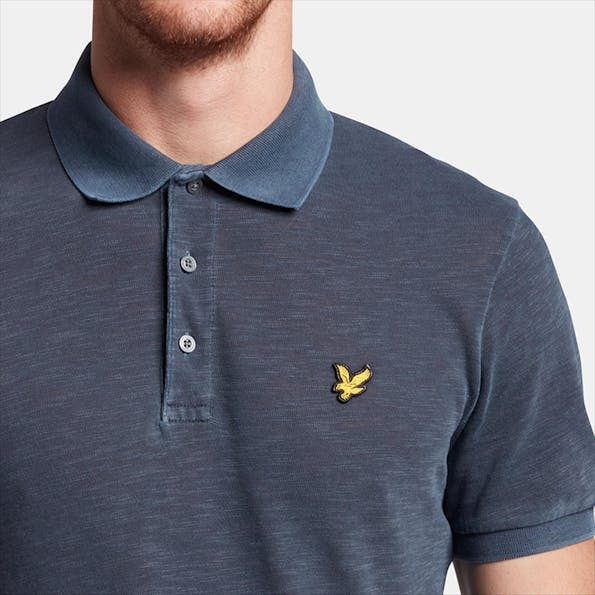 Lyle & Scott - Grijze Slub polo