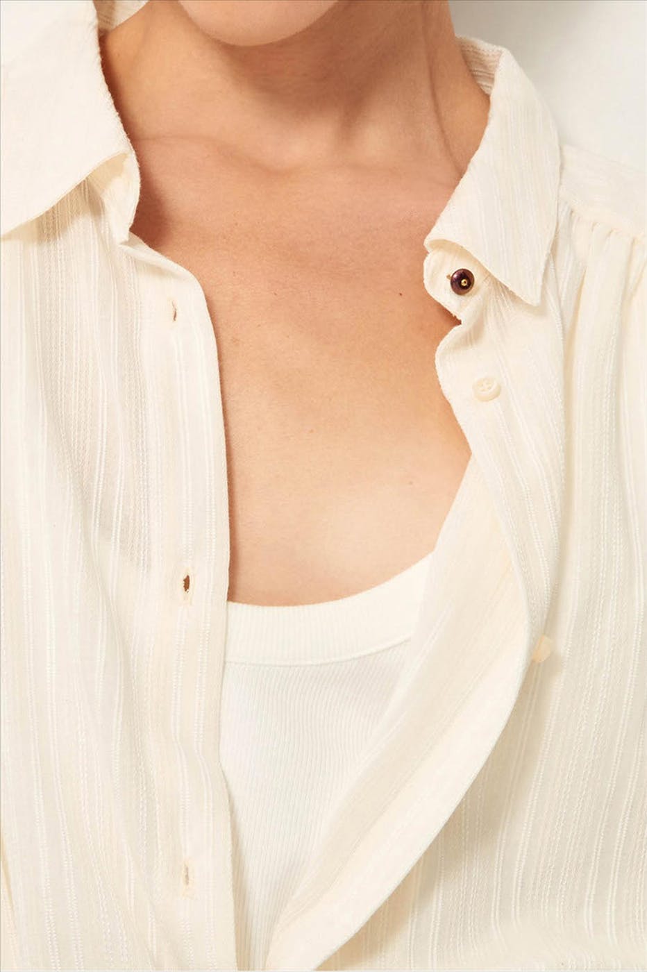 Sessùn - Ecru Stael blouse