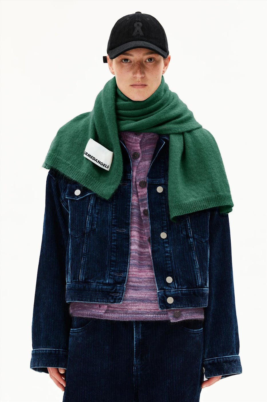 Armed Angels - Groene Yukinaa Solid sjaal