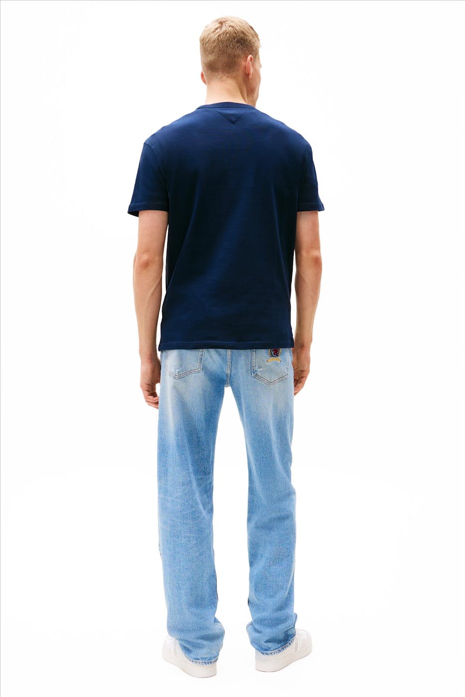 Tommy Jeans - Donkerblauwe Regular Badge T-shirt