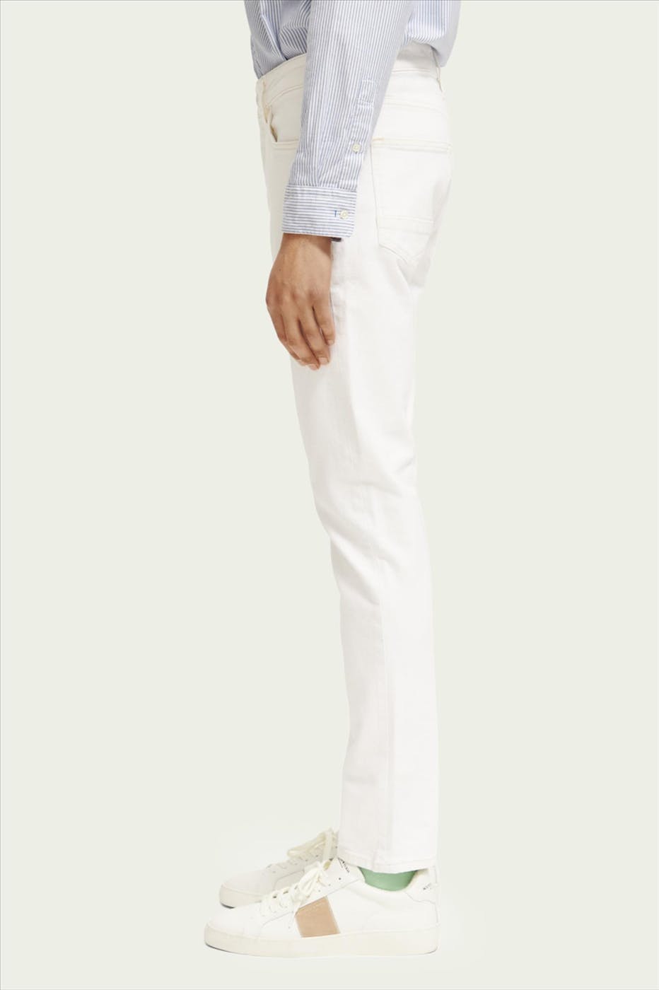 Scotch & Soda - Witte Ralston Slim jeans
