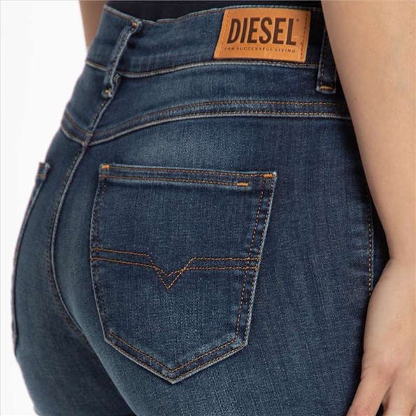 Diesel - Donkerblauwe D-Sandy slim jeans
