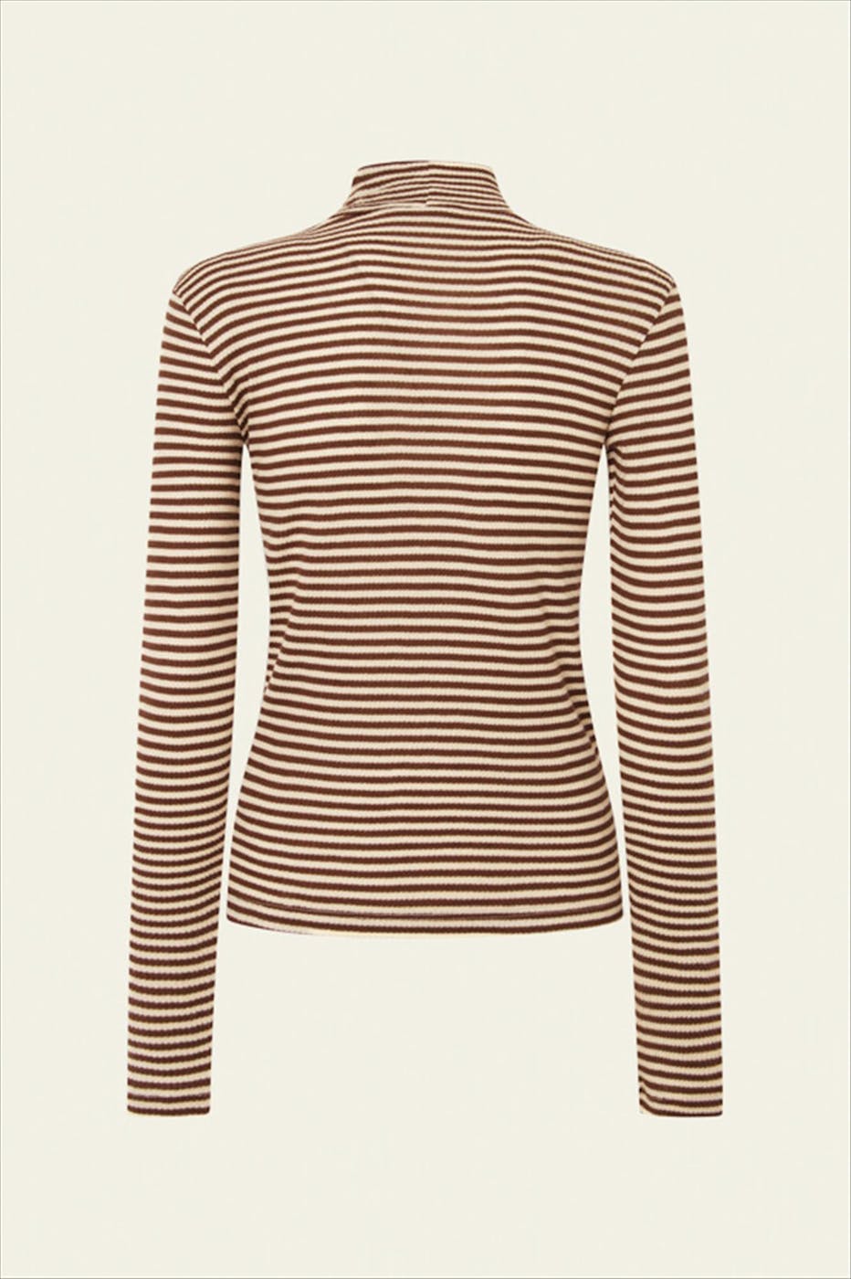 Pepe Jeans London - Ecru-Bruine Elif longsleeve