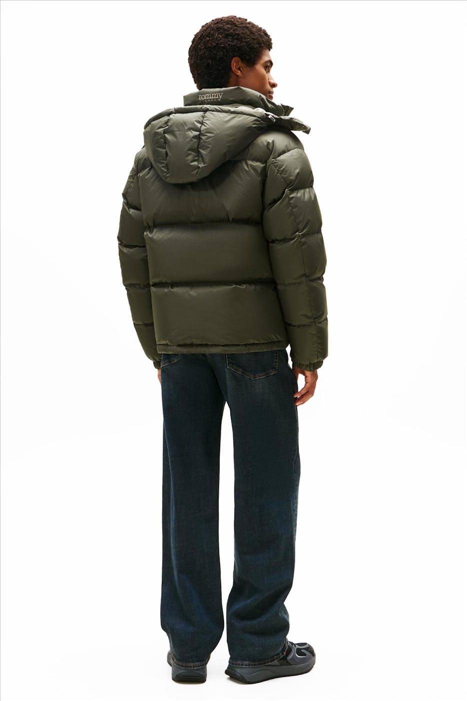 Tommy Jeans - Kaki Alaska pufferjas