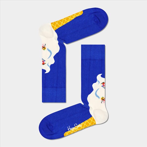 Happy Socks - Koningsblauw Ice Ice Baby Sokken, maat 41-46