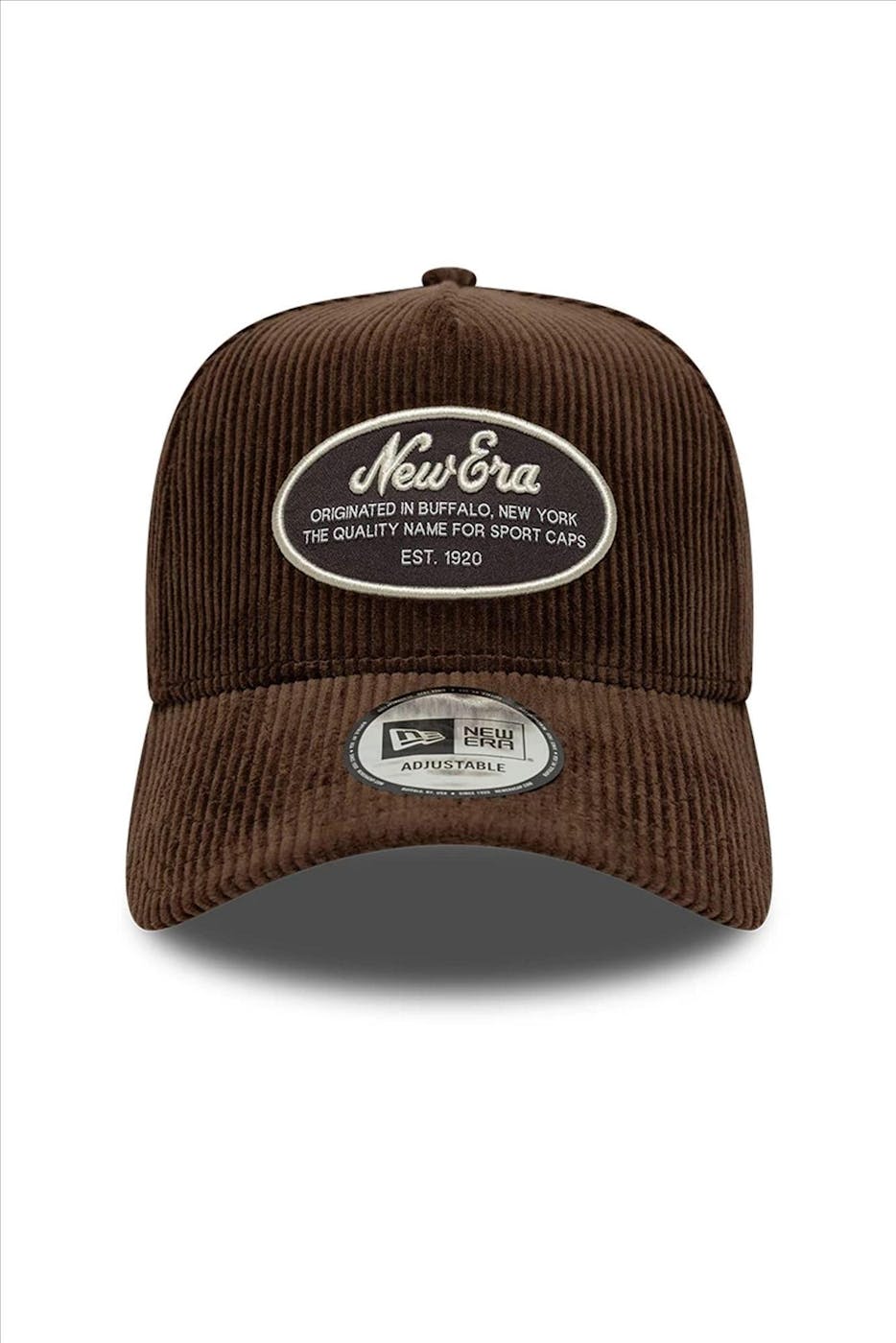 New Era - Donkerbruine Patch Cord pet