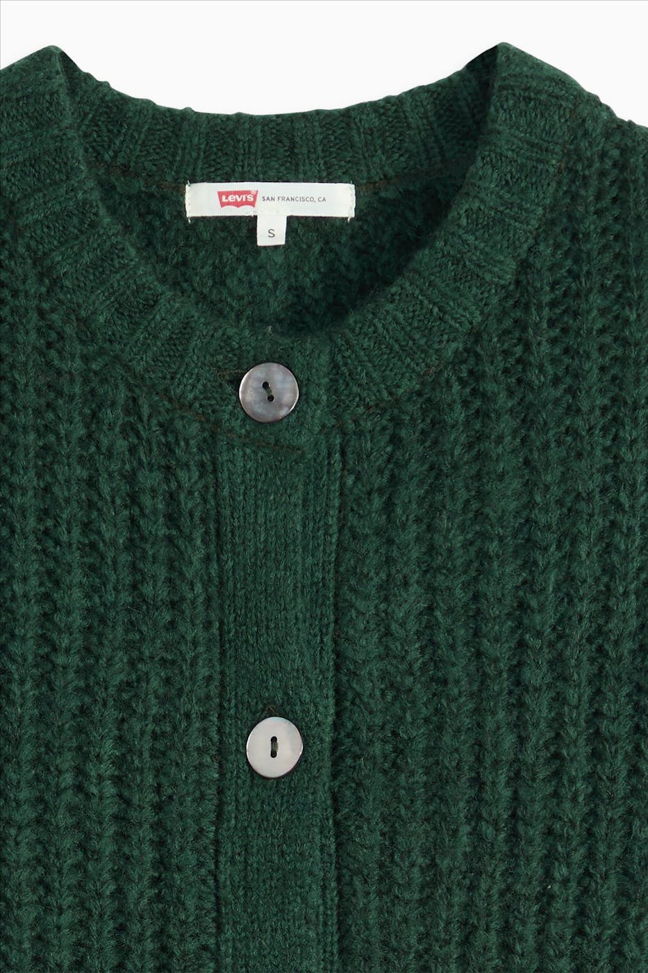 Levi's - Donkergroene Luna cardigan
