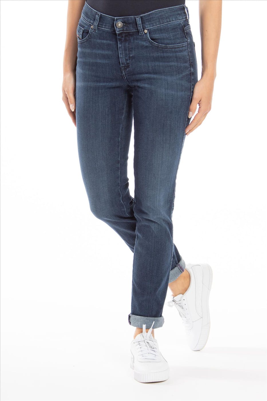 Diesel - Donkerblauwe D-Sandy slim jeans