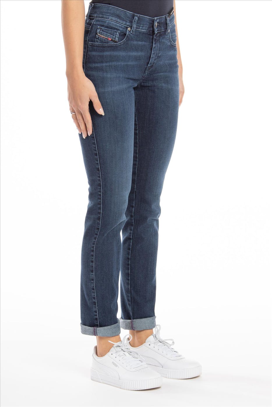 Diesel - Donkerblauwe D-Sandy slim jeans