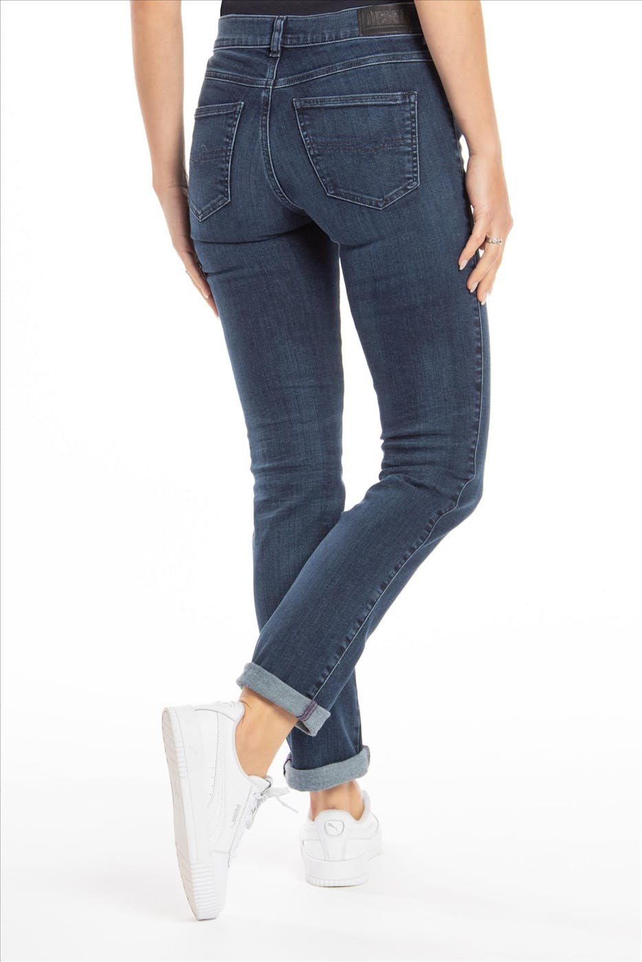Diesel - Donkerblauwe D-Sandy slim jeans