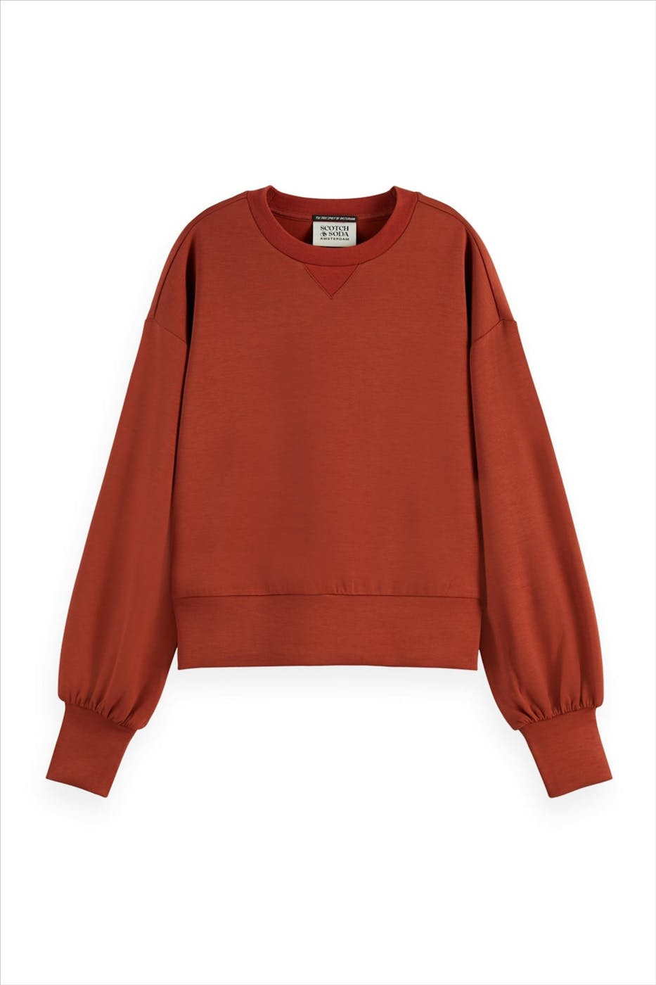 Scotch & Soda - Donkeroranje Modal sweater