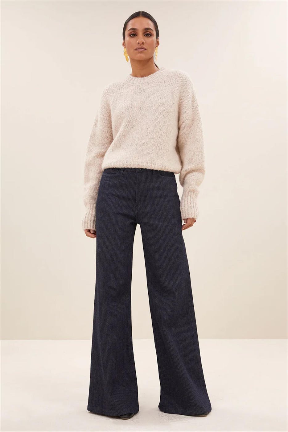 BY BAR - Donkerblauwe Femme Nova jeans