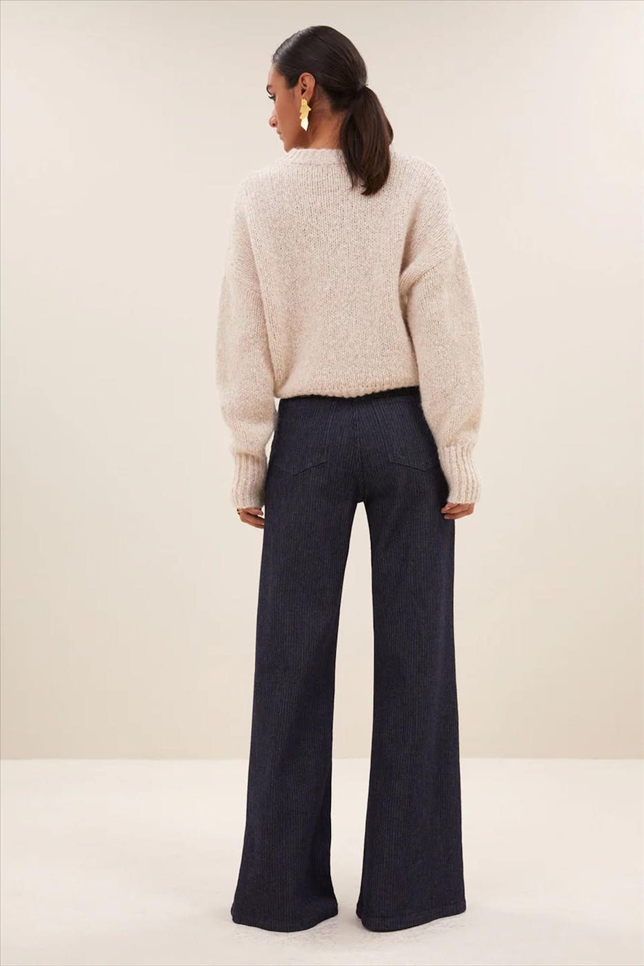 BY BAR - Donkerblauwe Femme Nova jeans
