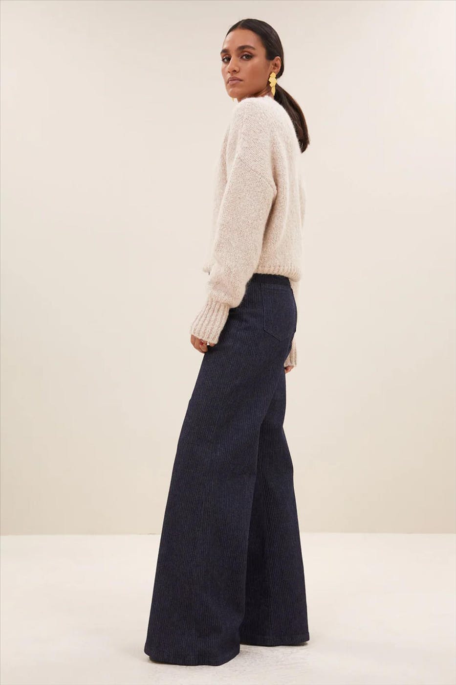 BY BAR - Donkerblauwe Femme Nova jeans