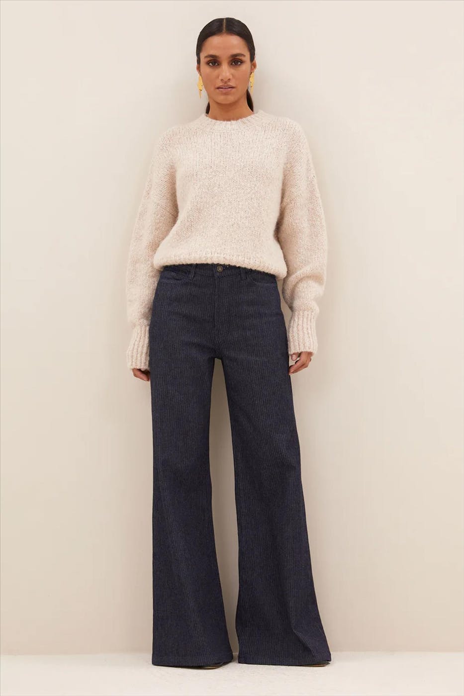 BY BAR - Donkerblauwe Femme Nova jeans