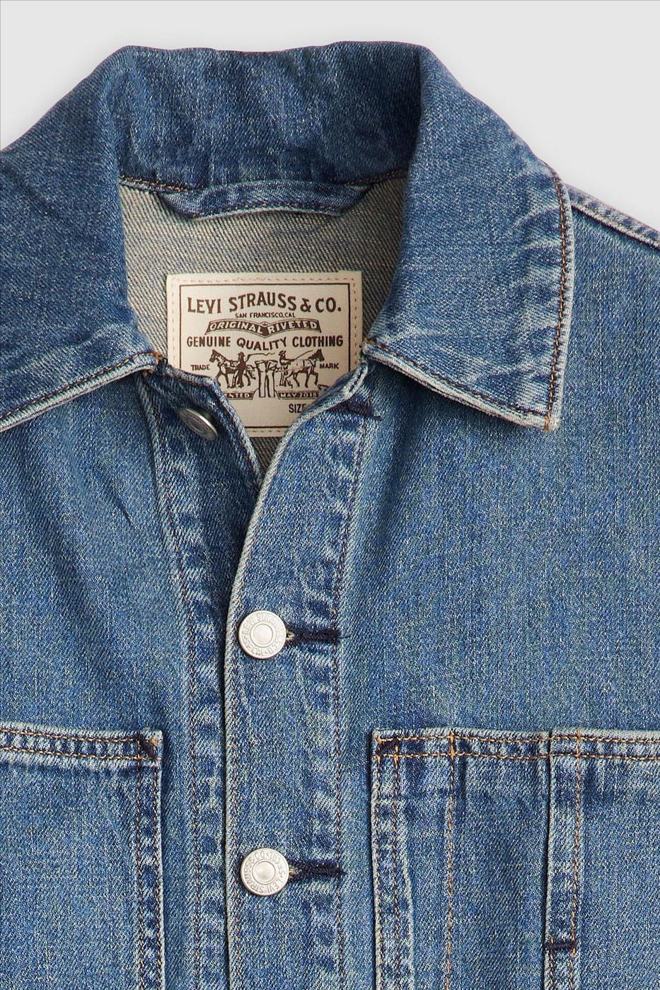 Levi's - Donkerblauwe Iconic Denim jumpsuit