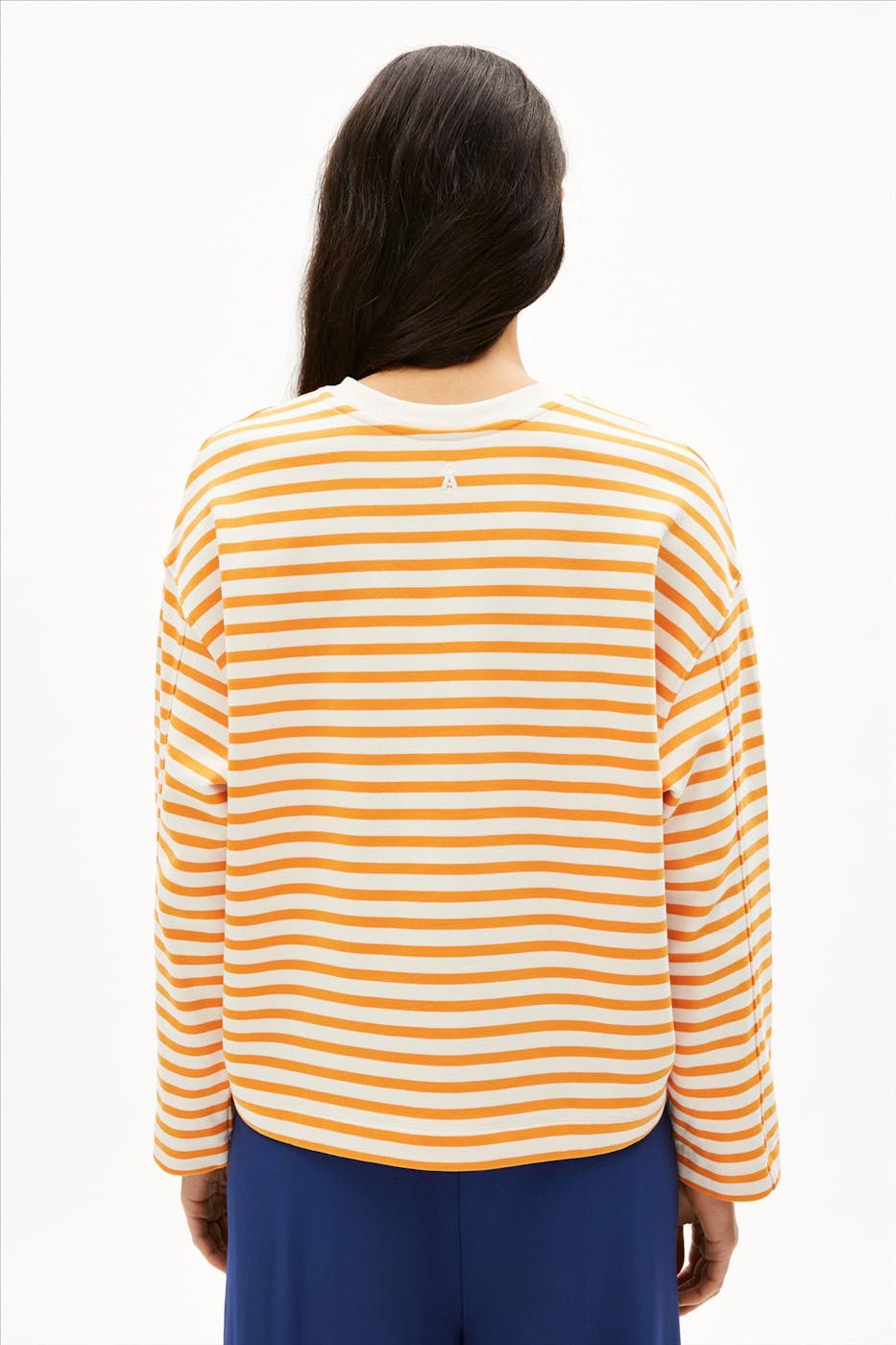 Armed Angels - Ecru-Oranje Frankaa Maarlen sweater