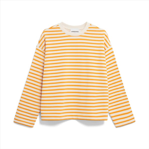 Armed Angels - Ecru-Oranje Frankaa Maarlen sweater