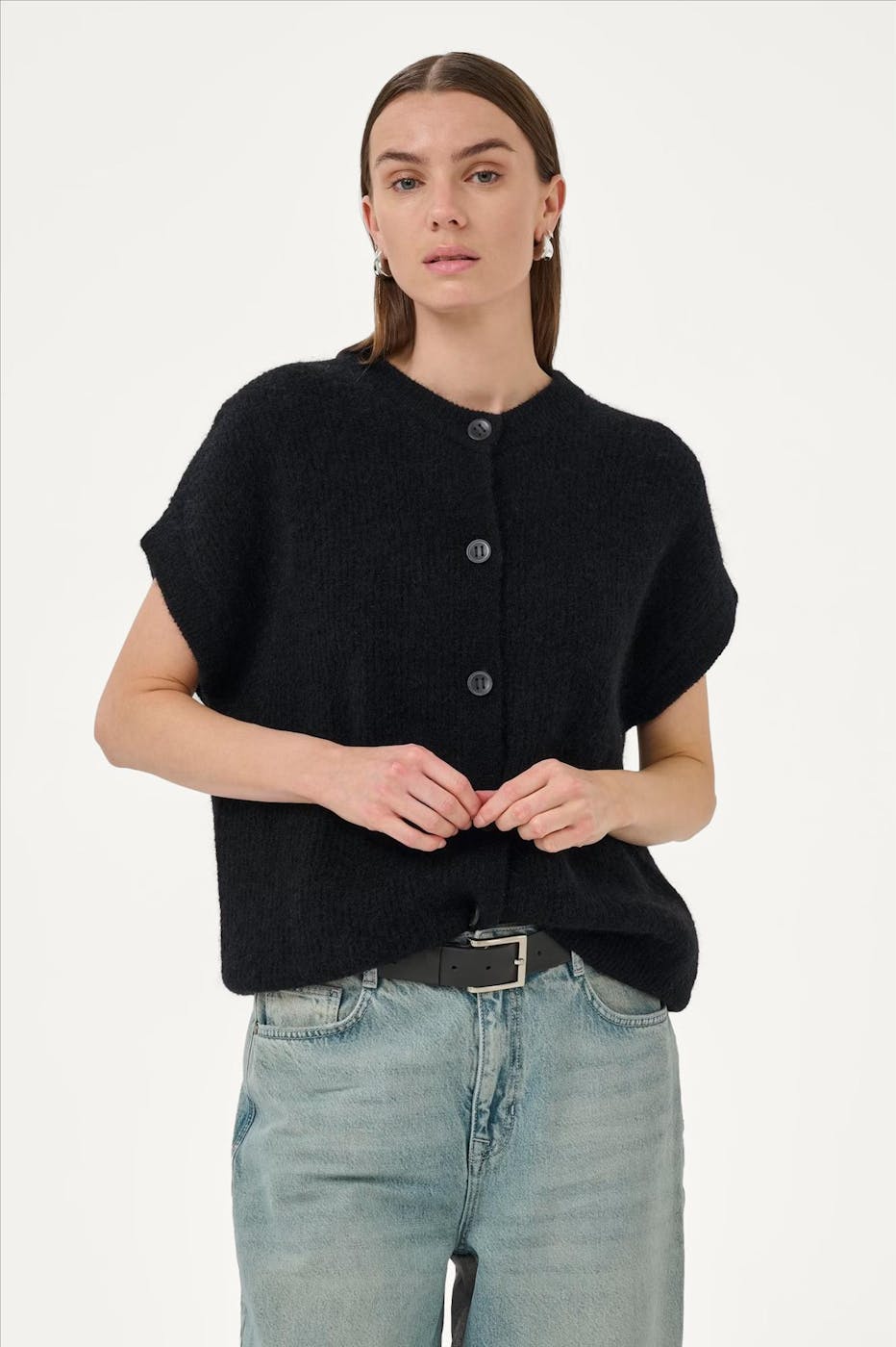 My Essential Wardrobe - Zwarte Siva cardigan