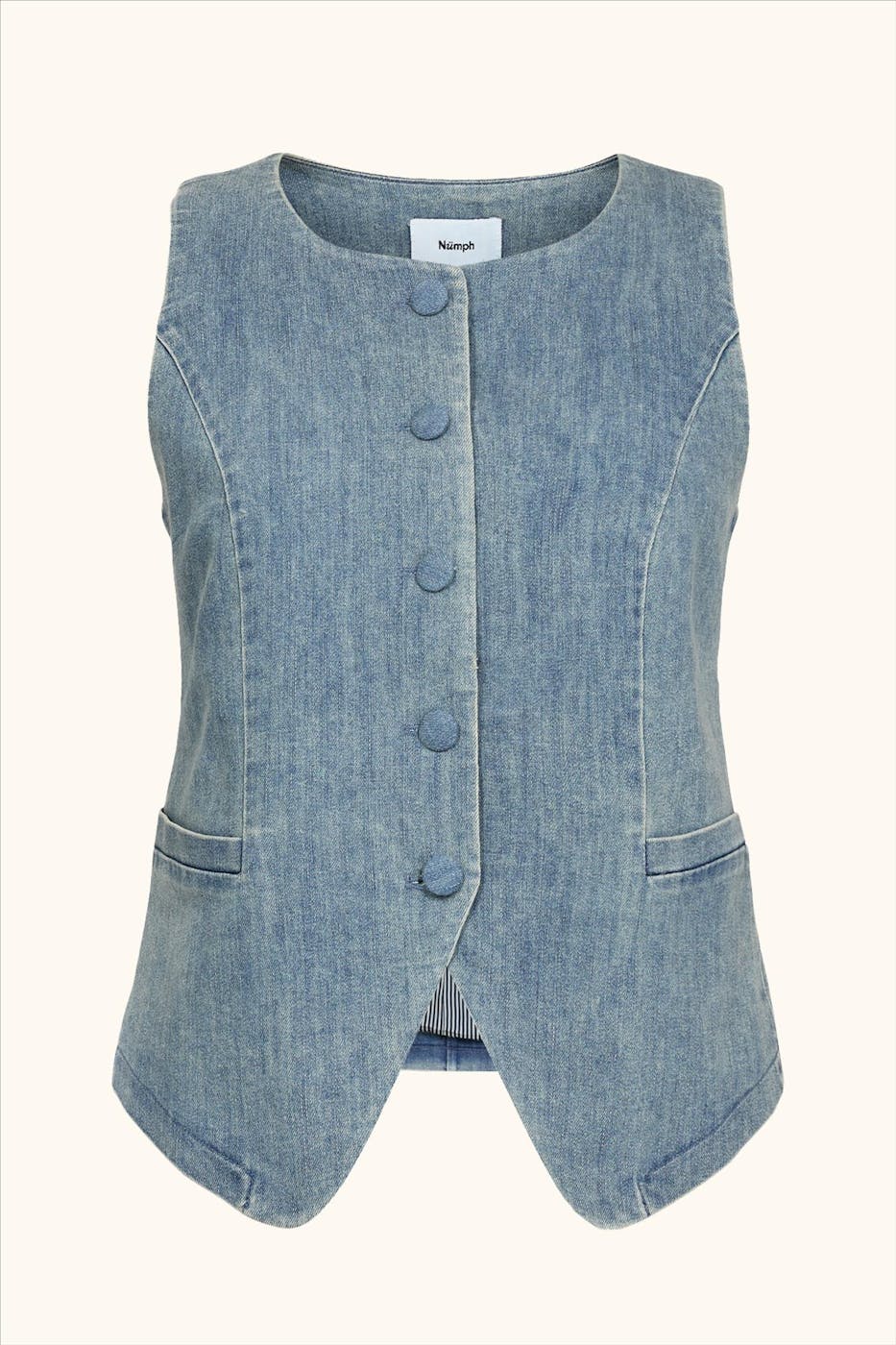 Nümph - Blauwe Aletta waiscoat