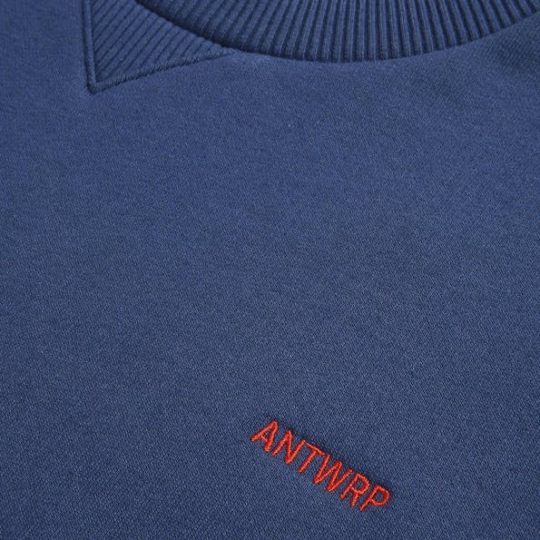 Antwrp - Donkerblauwe Basic Logo sweater