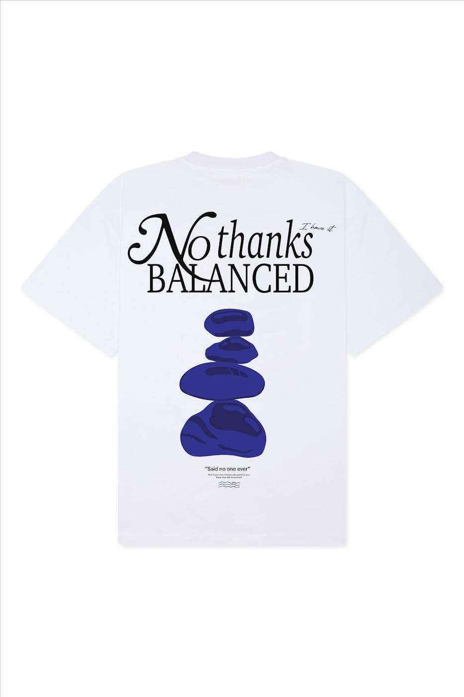 WOODBIRD - Witte Baine Balance T-shirt
