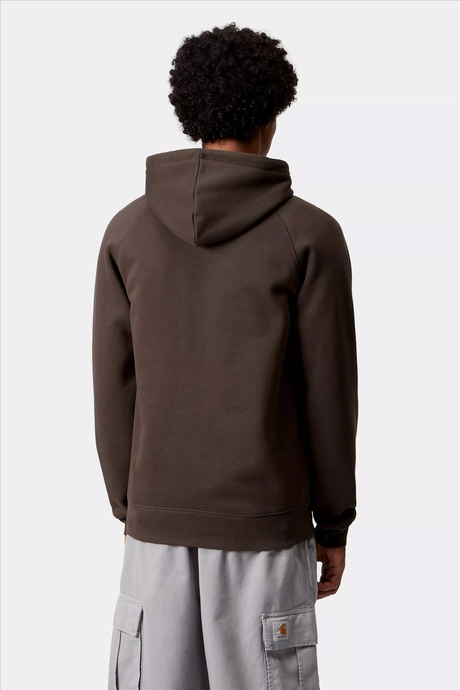 Carhartt WIP - Donkerbruine Chase hoodie