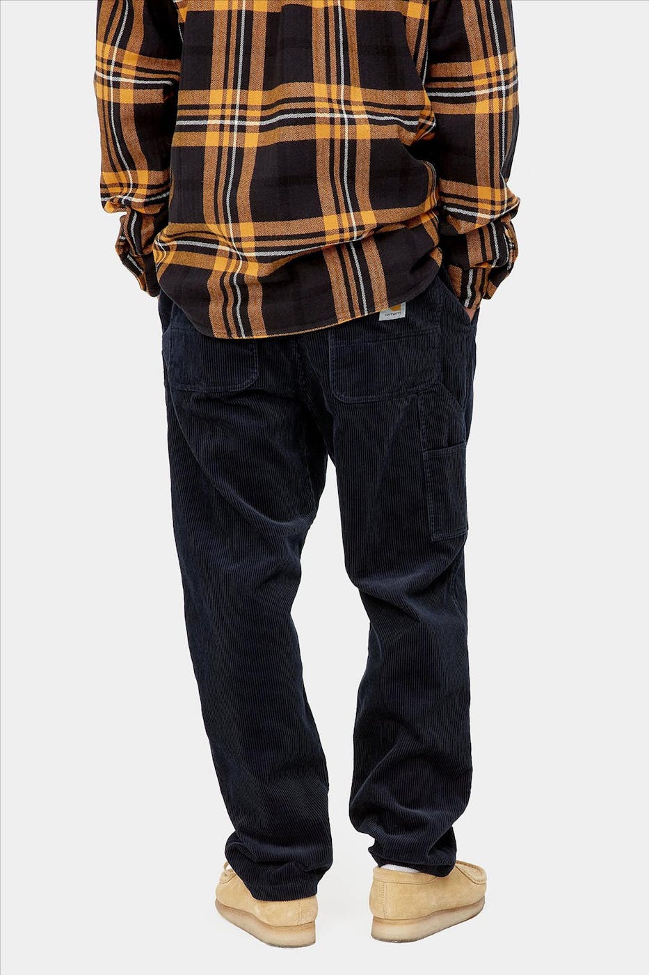 Carhartt WIP - Donkerblauwe Flint pant