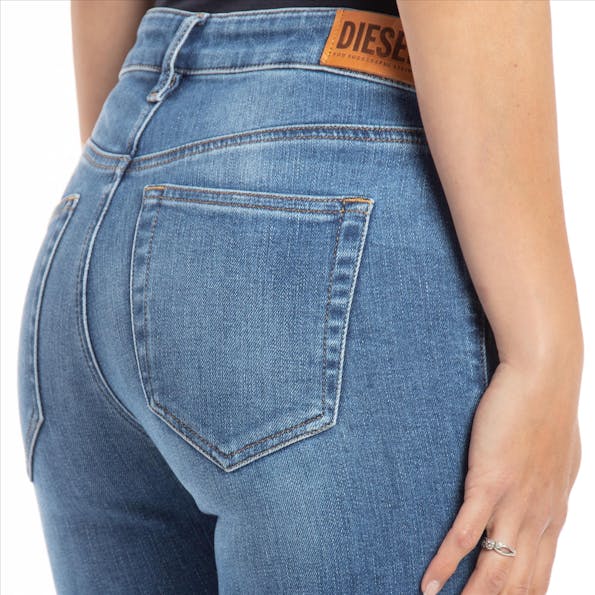 Diesel - Blauwe Slandy skinny jeans