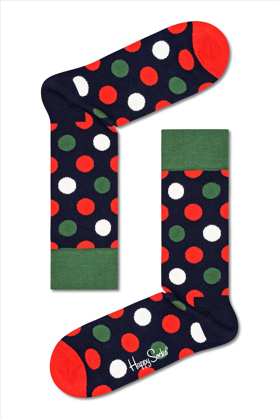 Happy Socks - Donkerblauw-groen-rode Big Dot Gift Box, maat 36-40
