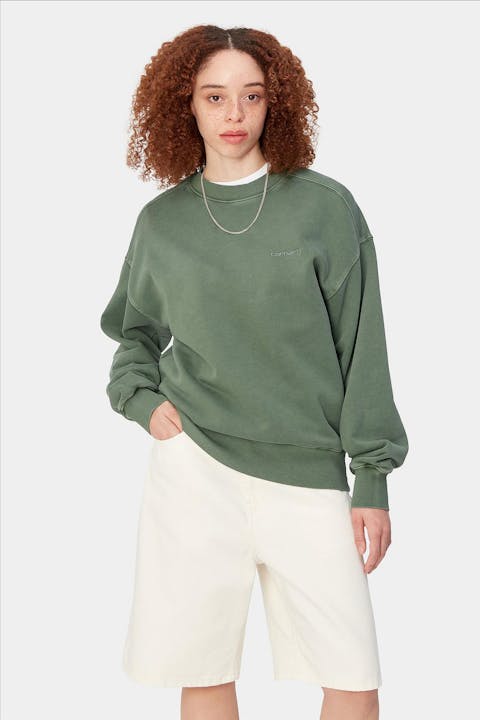 Carhartt WIP - Groene Duster Script sweater