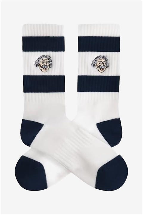 A'dam - Witte Einstein sokken, maat: 41-46