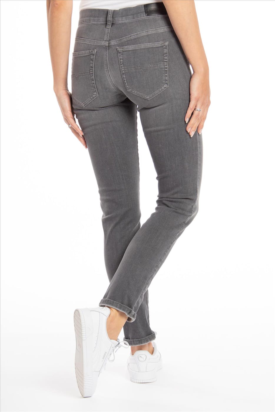 Diesel - Grijze D-Roisin skinny jeans