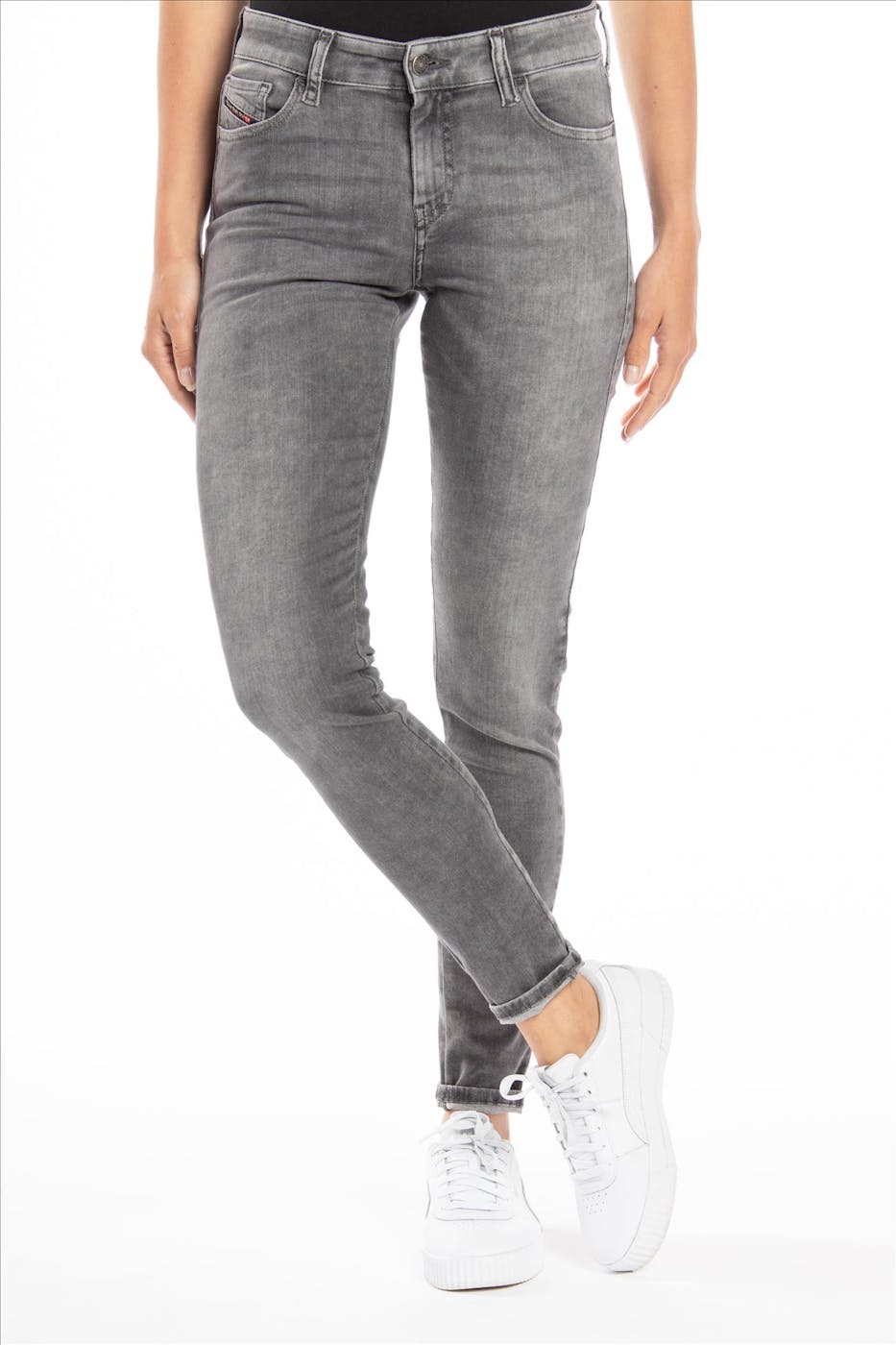 Diesel - Grijze Slandy super skinny jeans