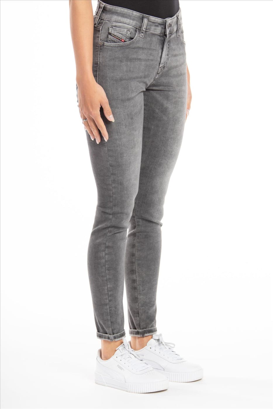Diesel - Grijze Slandy super skinny jeans