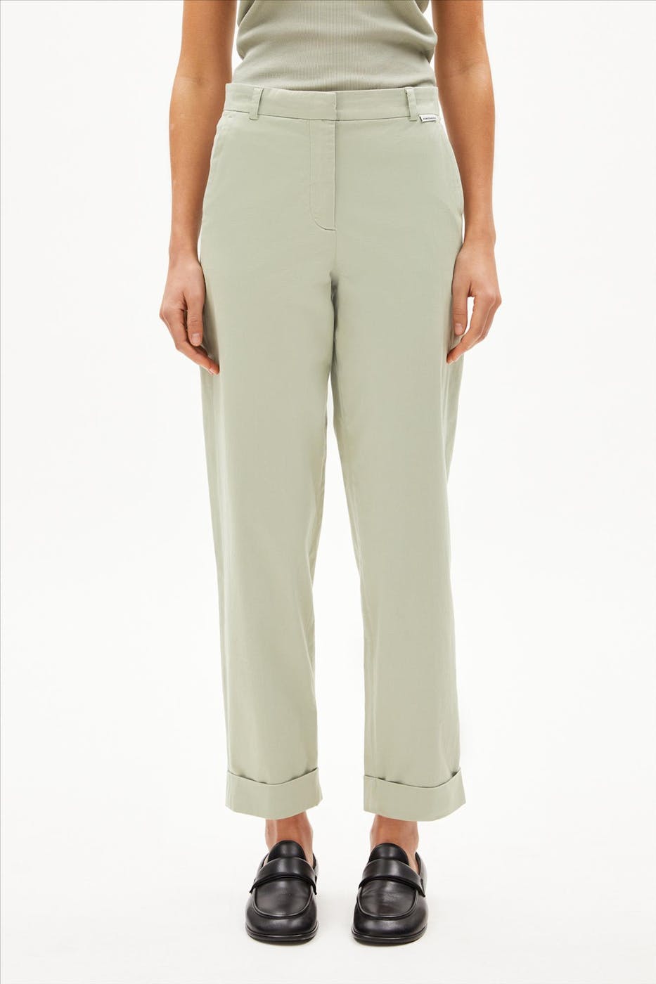 Armed Angels - Mintgroene Kaadwi broek