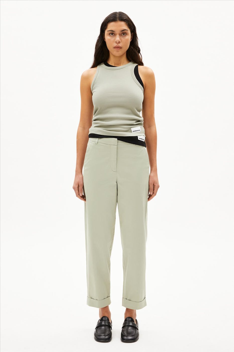 Armed Angels - Mintgroene Kaadwi broek