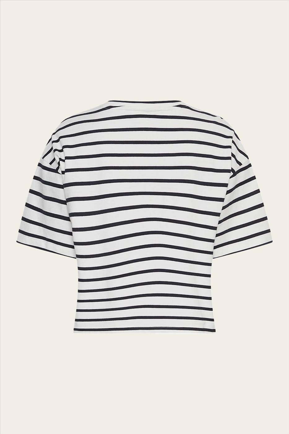 MSCH COPENHAGEN - Witte Leana Stripe T-shirt