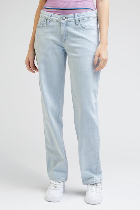 Lee - Lichtblauwe Jane Low Straight jeans