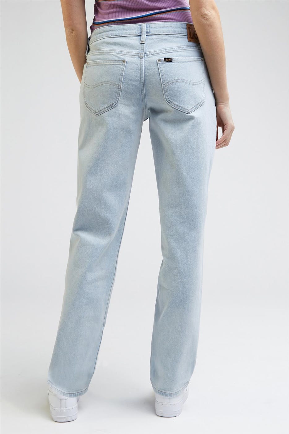 Lee - Lichtblauwe Jane Low Straight jeans