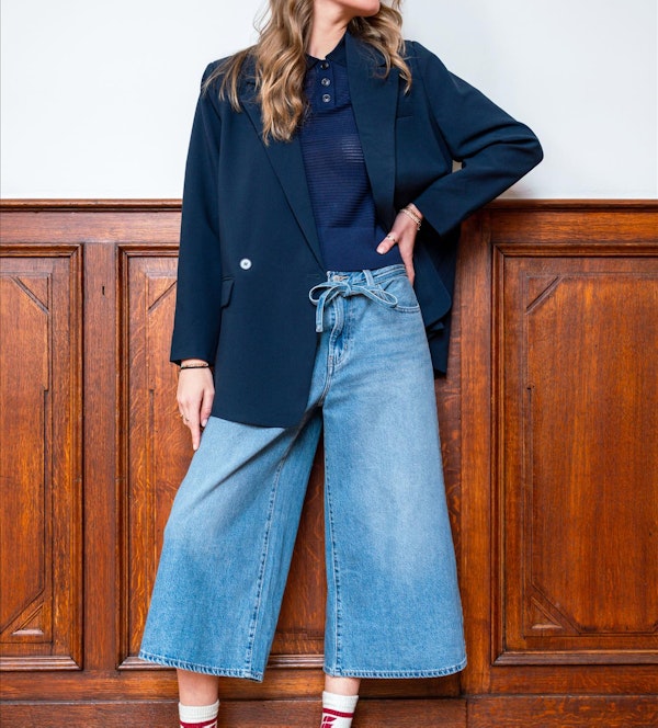 Levi's - Blauwe Culotte jeans