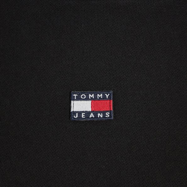 Tommy Jeans - Zwarte Badge hoodie