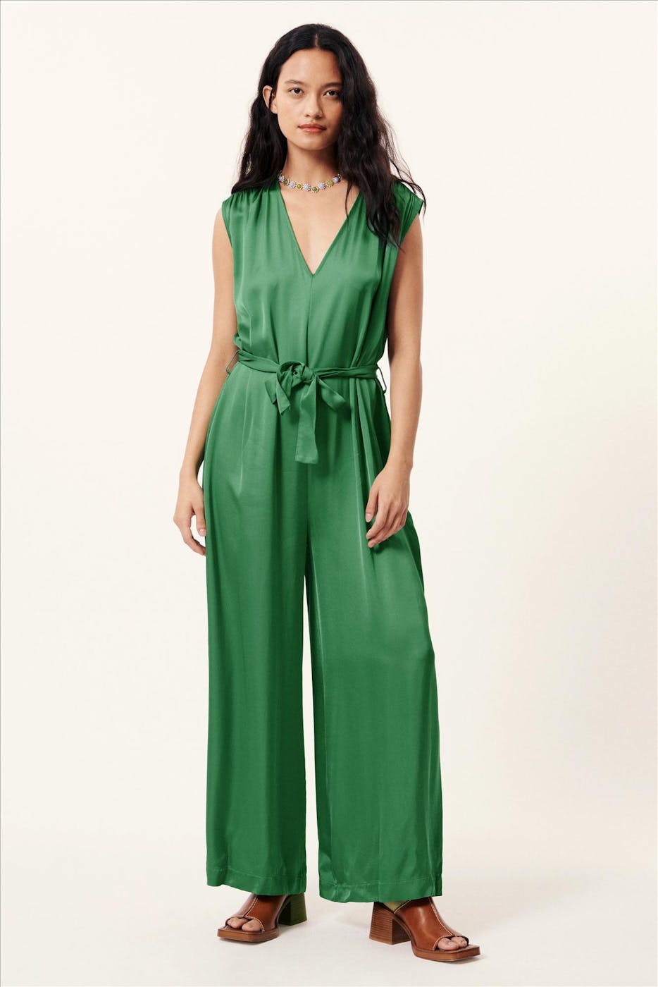 FRNCH - Groene Cadia jumpsuit