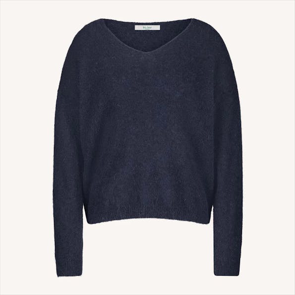 BY BAR - Donkerblauwe Liv trui