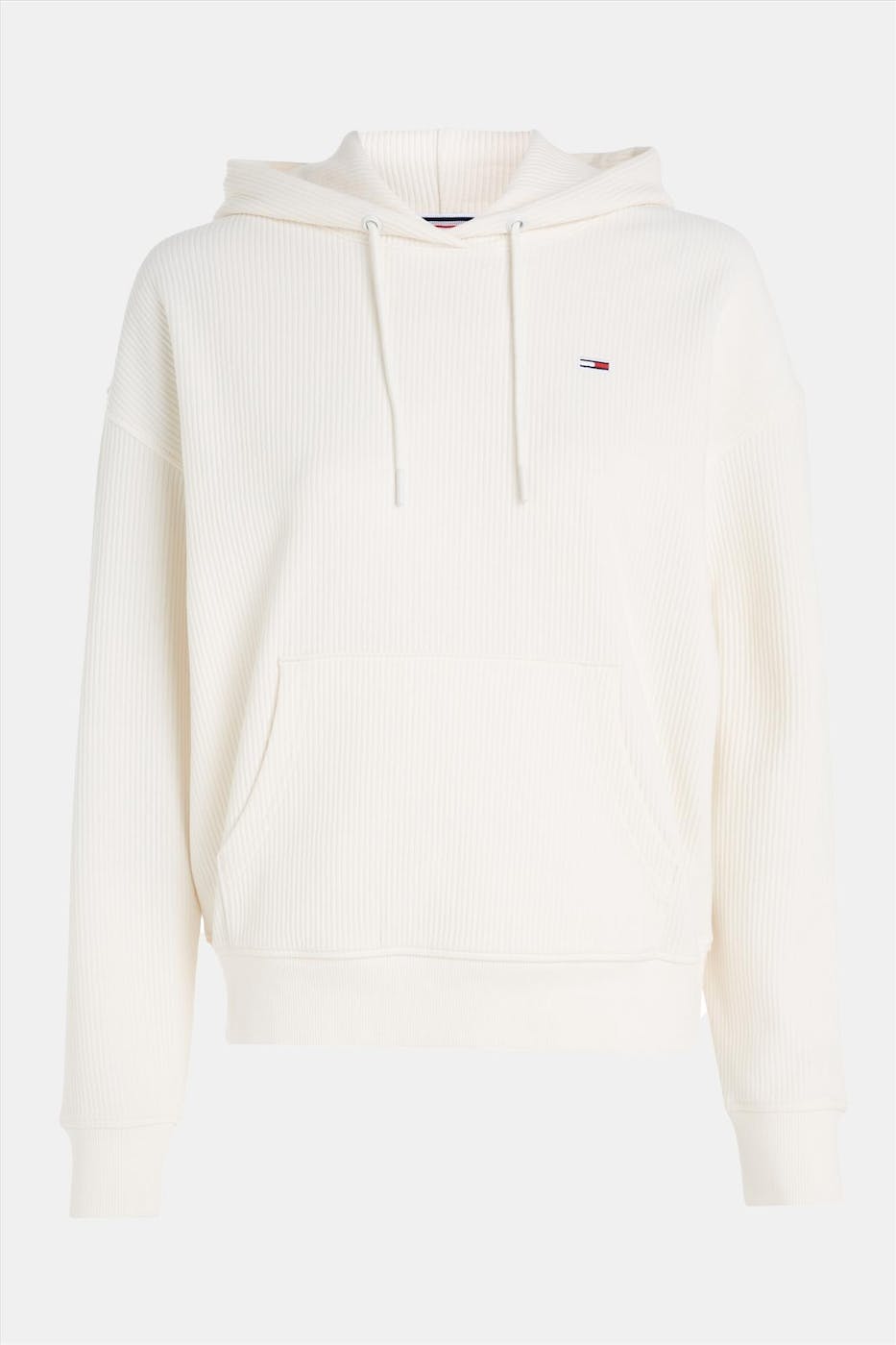 Tommy Jeans - Ecru Ottoman hoodie