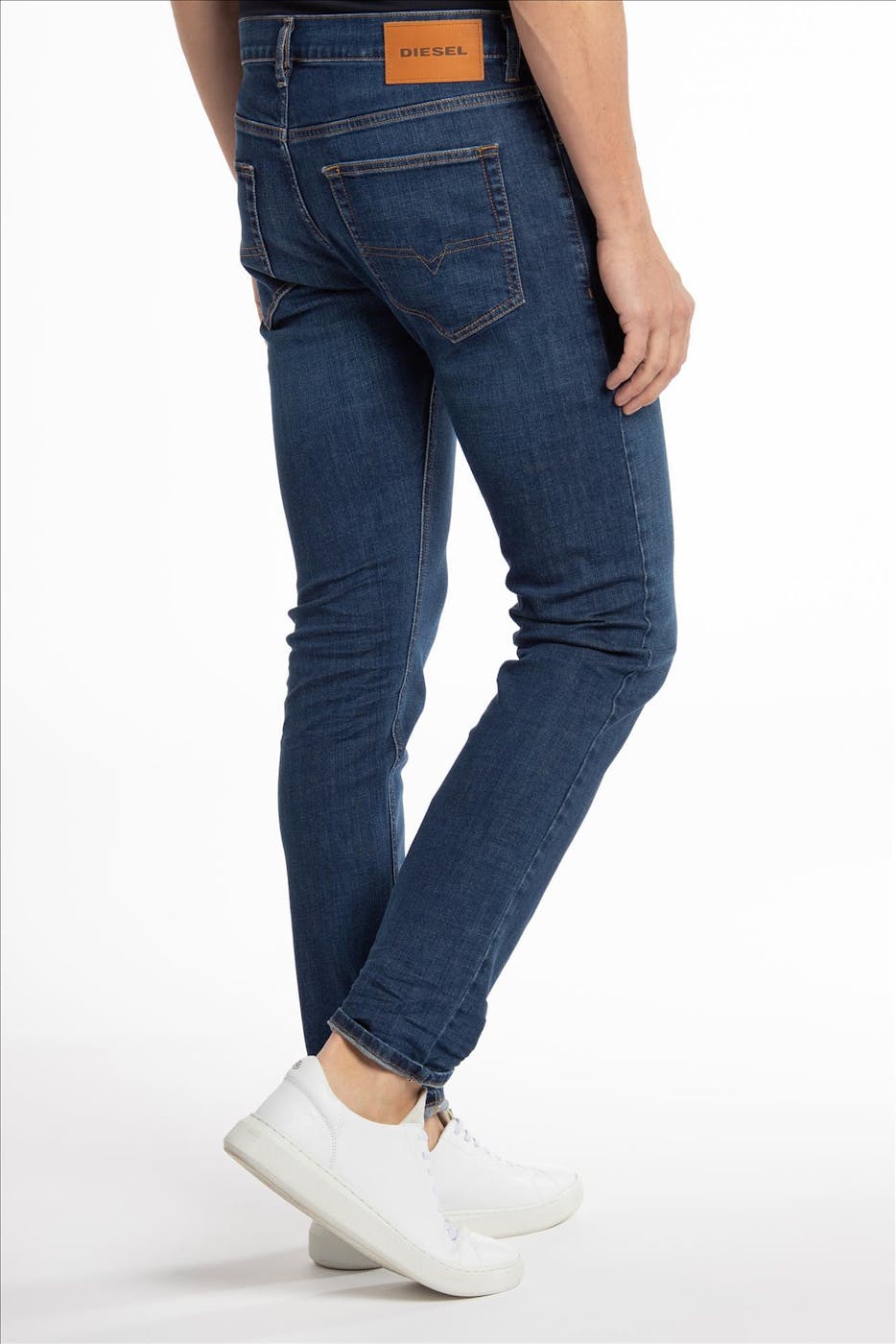 Diesel - Donkerblauwe D-Luster slim tapered jeans