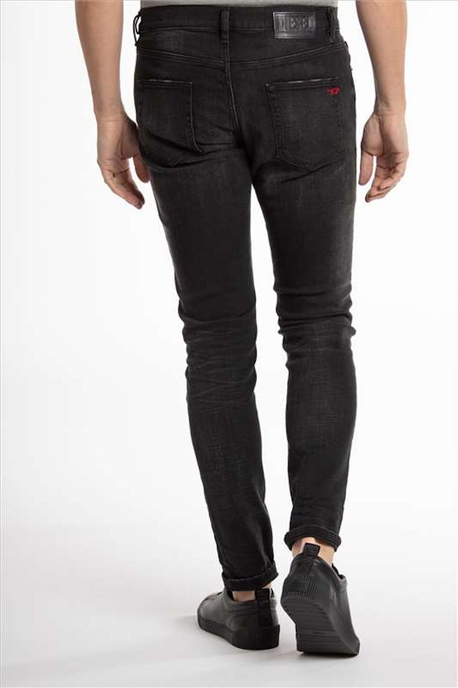 Diesel - Zwarte D-Strukt slim jeans