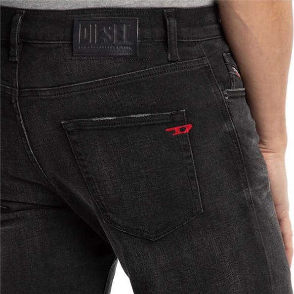 Diesel - Zwarte D-Strukt slim jeans